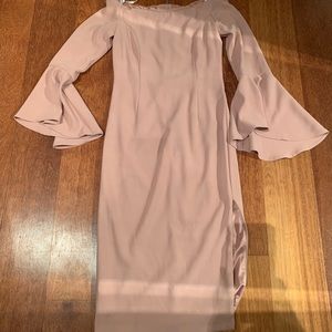 Bardot pale pink dress
